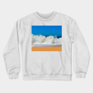 Blue ocean waves Crewneck Sweatshirt